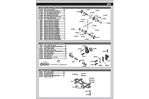 Differential, Turnbuckles, Servo Mount & Battery Mount
