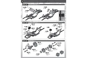 Battery Tray, Electronic Mounts & Gearbox