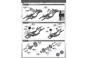 Battery Tray, Electronic Mounts & Gearbox