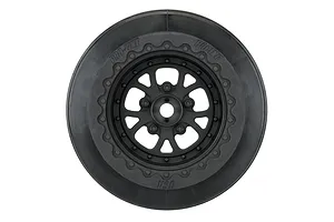 Pro-Line 2.2/3.0" Pamono Drag Spec Rear Rims 2Pcs - Black image 100126