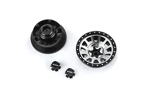 Pro-Line 2.9" Method 305 +2 Offset Aluminium Wheel Faces 2Pcs - Silver image 100153