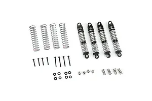 Pro-Line 1/24 Big Bore Scaler Complete Shocks 4Pcs - Black/Silver image 100179