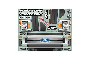Pro-Line 1/6 2017 Ford F-250 Super Duty Cab-Only Unpainted Body Shell - Clear image 100225