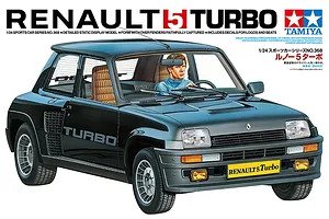 Tamiya 1/24 Renault 5 Turbo Scaled Plastic Model Kit image 100390