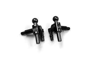 Yeah Racing Aluminium 1 Camber Steering Knuckles 2Pcs - Black