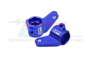 GPM Aluminium Front Steering Hubs 2Pcs - Blue