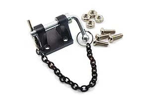 Yeah Racing Adjustable Drop Hitch - Black image 100651