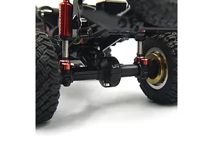 Yeah Racing Aluminium Axle Front and Rear Housing Set - Black image 100657