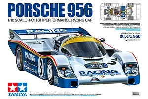 Tamiya Group C Porsche 956 RC Car Electric 2WD 1/10 Scale Kit image 100664