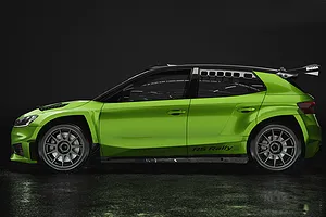 Bittydesign 1/10 Skoda Fabia RS Unpainted Body Shell - Clear image 100670