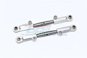 GPM Aluminium Front Upper Adjustable Turnbuckles 2Pcs - Silver