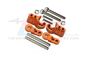 GPM Aluminium Rear Shock Mounts 2Pcs - Orange image 100786