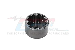 GPM Aluminium Front/Centre/Rear Differential Case 1Pc - Black image 2
