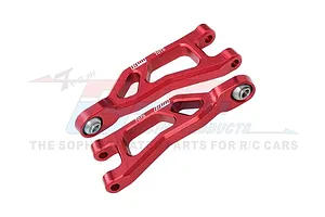 GPM Aluminium Rear Upper Suspension Arms 2Pcs - Red