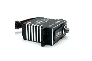 Reefs RC Aluminium TRIPLE8 Standard 66kg 16.8V Direct Power Brushless Metal Gear Servo - Black image 100879