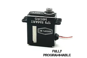 Reefs RC Aluminium 179 Smart Micro 13kg 8.4V Brushless Metal Gear Servo/Winch - Black image 100884