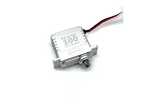 Reefs RC Aluminium RAW100 Mini 7.4kg 8.4V Coreless Metal Gear Servo - Silver image 100894