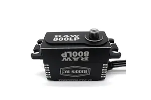 Reefs RC Aluminium RAW800 Low Profile 58kg 8.4V Brushless Metal Gear Servo - Black image 100897