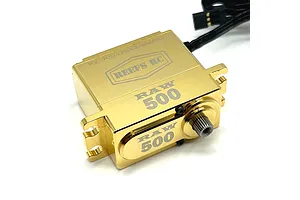 Reefs RC Brass RAW500 Standard 41kg Brushless Metal Gear Servo - Brass image 100900