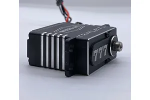 Reefs RC Aluminium Triple7 Standard 60kg 14V Direct Power Brushless Metal Gear Servo - Black image 100926
