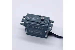 Reefs RC Aluminium 422HDv2 Standard 35kg 8.4V Coreless Metal Gear Winch Servo with Spool - Black image 100936