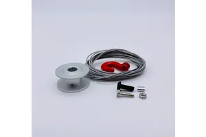 Reefs RC Aluminium 299LP Low Profile 23kg 8.4V Coreless Metal Gear Winch Servo with Spool - Black image 100940