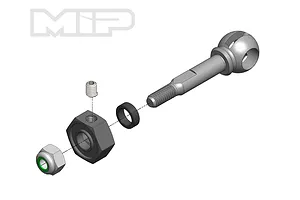 MIP X-Duty Rear CVD Wheel Axle 1Pc