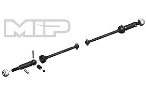 MIP Hardened Steel CVD Driveshaft Set 2Pcs image 101078