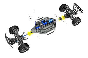 Traxxas Slash 4X4 VXL RC Short Course Truck Electric Brushless 4WD 1/10 Scale RTR image 101096