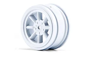 Pro-Line 1.9" VTA 26mm Front Tyres on 8-Spoke White Rims - Glued Wheels 2Pcs image 101228