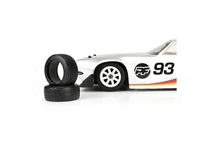 Pro-Line 1.9" VTA 26mm Front Tyres on 8-Spoke White Rims - Glued Wheels 2Pcs image 101229