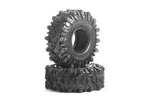 Boom Racing 1.9" Aggressor Gekko Red Crawling Tyres with 2 Stage Soft/Open Foam Inserts 2Pcs image 101323