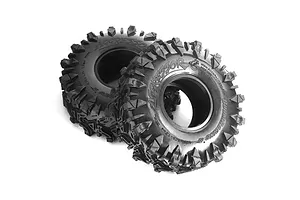 Boom Racing 1.9" Aggressor Gekko Red Crawling Tyres with 2 Stage Soft/Open Foam Inserts 2Pcs image 101324