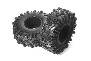 Boom Racing 1.9" Aggressor Gekko Red Crawling Tyres with 2 Stage Soft/Open Foam Inserts 2Pcs image 101327