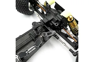 Yeah Racing Aluminium Steering Arm Set - Black image 101355