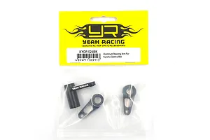 Yeah Racing Aluminium Steering Arm Set - Black image 101356