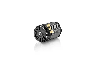 Hobbywing XeRun G3 3652 brushless motor showing the rear end cap with sensor port and A, B, C solder tabs.