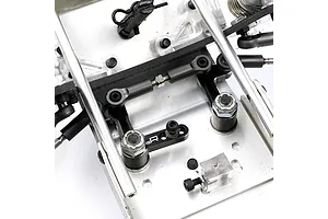 Yeah Racing Aluminium Steering Assembly - Black image 101427