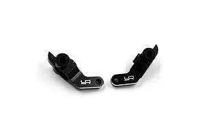 Yeah Racing Aluminium Steering Hubs 2Pcs - Black