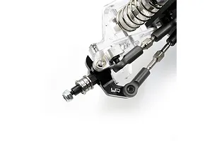 Yeah Racing Aluminium Steering Hubs 2Pcs - Black image 3