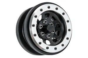 Pro-Line 2.9" Steelies Dual Off Set RIms 2Pcs - Silver/Black image 101453