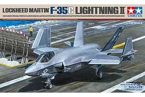 Tamiya 1/48 Lockheed Martin F-35C Lightning II Scaled Plastic Model Kit image 101633