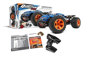 Maverick Quantum XT Flux RC Stadium Truck Electric Brushless 4WD 1/10 Scale RTR - Blue/Orange image 101734