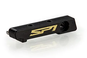 RC Maker Brass 6.5g Floating Electronics Plate Bulkhead - Black