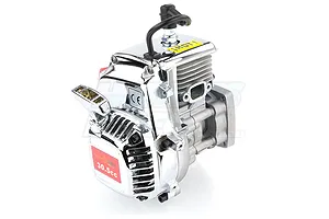 Rovan 30.5cc 4 Bolt Chrome 2 Stroke Engine /w Walbro Carb & NGK Spark Plug image 10240