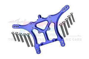 GPM Blue Aluminium Traxxas Rustler VXL Rear Shock Tower image 102398