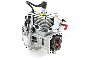 Rovan 30.5cc 4 Bolt Chrome 2 Stroke Engine /w Walbro Carb & NGK Spark Plug image 10241