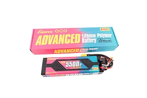 Gens Ace G-Tech Advanced 7.6V 5500mAh 100C HV Hard Case LiPo Battery image 102507