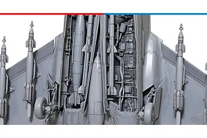 Tamiya 1/48 Lockheed Martin F-35C Lightning II Scaled Plastic Model Kit image 102700