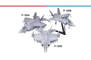 Tamiya 1/48 Lockheed Martin F-35C Lightning II Scaled Plastic Model Kit image 102701